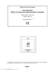 Roger PR821-CH User Manual