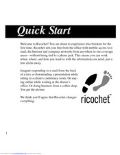 Metricom ricochet Quick Start Manual