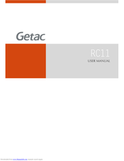 GETAC RC11 User Manual
