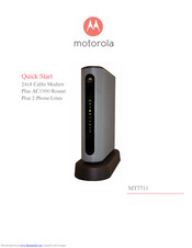 Motorola MT7711 Quick Start Manual