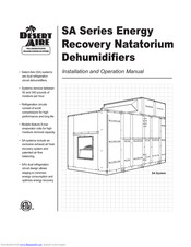 Desert Aire SA Series Installation And Operation Manual