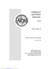 ACR Electronics Pathfinder 2 Product Support Manual