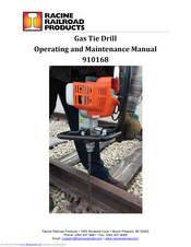 Racine Railroad Products 910168 Operating And Maintenance Manual