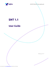 sigfox SNT1.1-4 User Manual