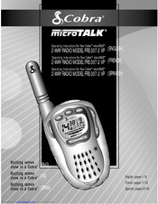 cobra microTALK FRS 307-2 VP Operating Instructions Manual