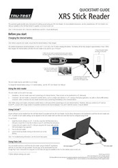 Tru-Test XRS Stick Reader Quick Start Manual