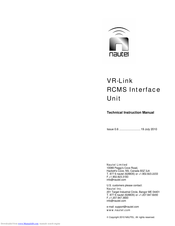 Nautel VR-Link Technical Instruction Manual