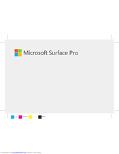 Microsoft Surface Pro Getting Started
