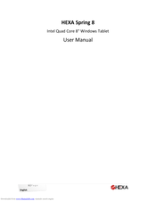 HEXA Spring 8 User Manual