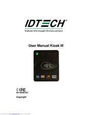 IDTECH Kiosk III User Manual
