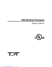 Tucker-Davis Technologies, Inc. RZ2 Operator's Manual