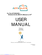 Promethean ACTIVBOARD + User Manual