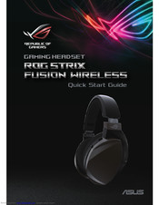 Asus Rog Strix Fusion Wireless Manuals Manualslib