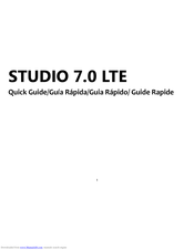 Blu STUDIO 7.0 LTE Quick Manual