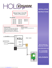 Holovision Viking E-40 Installation Instructions