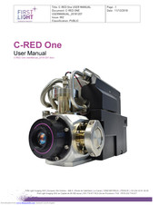First Light C-RED One User Manual