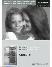 Vogel&Noot ARUN-T Assembly And Operating Manual