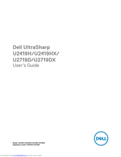 Dell UltraSharp U2719DC Manuals 