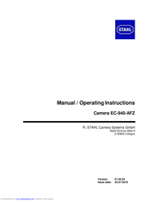 Stahl EC-940-AFZ Series Owner's Manual And Operating Instructions