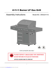 Master cook SRGG41115 Assembly Instructions Manual