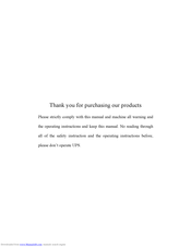 Santak 30k User Manual