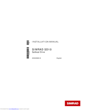 Simrad SD1 Installation Manuals