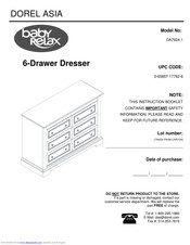 Dorel Asia Baby Relax DA7924-1 Manual