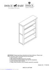 Dolce Babi Lucca Bookase Manual