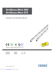 Cedes GridScan/Mini-SB2 Installation And Operation Manual