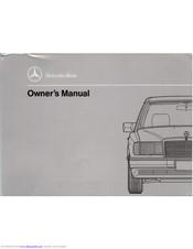 Mercedes-Benz 400 E Owner's Manual