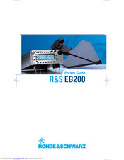 Rohde & Schwarz EB200 Pocket Manual