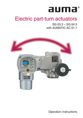 AUMA SG 04.3 Series Operation Instructions Manual