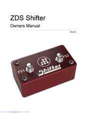 Nebiru ZDS Shifter Owner's Manual