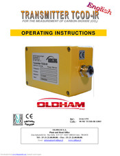 Oldham TCOD-IR Operating Instructions Manual