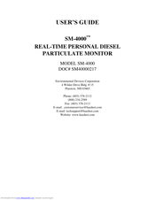EDC Haz-Dust SM-4000 User Manual