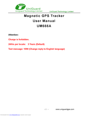 Uniguard UM666A User Manual
