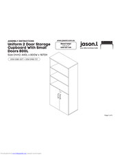 Jason.l Uniform 2 Door Storage Cupboard With Small Doors 800L Assembly Instructions