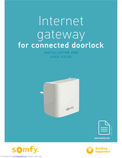SOMFY 5128651 Installation And User Manual
