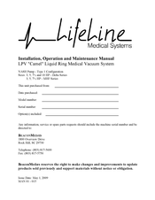 BeaconMedaes Lifeline Camel Installation, Operation And Maintenance Manual