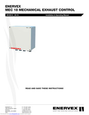 ENERVEX MEC 18 Installation & Operating Manual