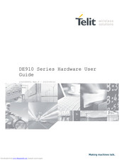 Telit Wireless Solutions DE910 Series Hardware User's Manual