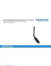 B METERS RFM-RX2 Device Manual