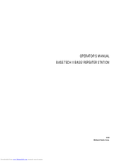 Midland BASE TECH II Operator's Manual