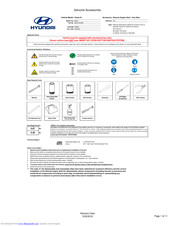 Hyundai S2F57 AC300 Installation Instructions Manual
