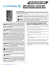 Airmark GFW SERIES Installation Manual
