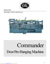 Kval Commander Instruction Manual