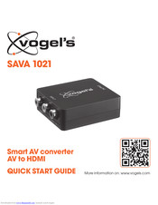 Vogel SAVA 1021 Quick Start Manual