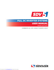 Sinclair SDV5 Series User Manual