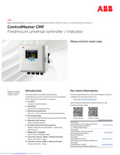 ABB ControlMaster CMF Manual