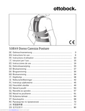 Otto Bock Dorso Carezza Posture 50R49 Instructions For Use Manual